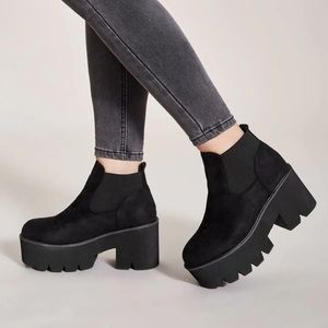 Platform booties